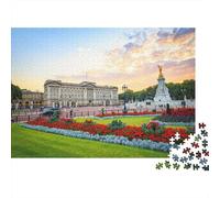 Buckingham Palace 1000 Pieces Adult Jigsaw Puzzles Festive Gifts Family Challenging Educational Games Home Decoration for Adults And Kids Age 12 Years Up 1000pcs (75x50cm)