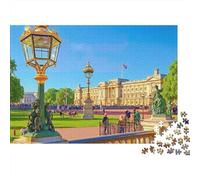 Buckingham Palace Colourful Palace & Street Lamp 1000 Pieces Jigsaws Adults The Impossible Challenge Home Activity 52x38cm/1000pcs