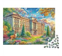 Buckingham Palace Jigsaw Puzzle for Adults And Teenagers, Impossible 1000 Piece Puzzle,Family Fun Activity, Challenging Puzzle Game 38x26cm/1000pcs