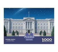 Buckingham Palace Jigsaw Puzzles for Adults 1000 Pieces Landmark Building Family Game Challenging with Letters on Back Home Decoration Beautiful 70x50cm/1000pcs