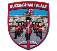 Buckingham Palace London Patch Embroidered Iron-on/Sew-on Badge (3 Inch) Travel UK Vacation Souvenir England Tourist Emblem Gift Patches