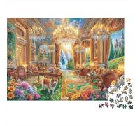 Buckingham Palace Puzzle 1000 Piece, Impossible Jigsaw Puzzles for Adults, Puzzle Family Activity Puzzles 52x38cm/1000pcs