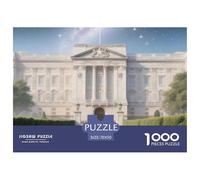 Buckingham Palace Puzzle for Adults 1000 Piece Landmark Building Family Game Challenging with Letters on Back Home Decoration Beautiful 70x50cm/1000pcs