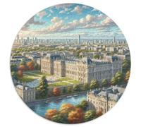 Buckingham Palace, UK 1000 Pieces Jigsaw Puzzles for Adults And Kids Round Jigsaw Puzzle Difficult Challenge for Adults Family Game Stress Reliever Expert Skill Level 1000pcs (67.5x67.5cm)