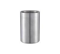Buckingham Portable Champagne Wine Bottle Cooler Stainless Steel Double Wall Wine Chiller Premium Indoor & Outdoor Bottle Cooler 20 cm (Matt Finish)