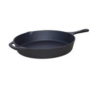 Buckingham Cast Iron Large Skillet Frying Pan Oven Safe Pre-Seasoned Cookware for Indoor & Outdoor Use Induction Compatible 31 Cm