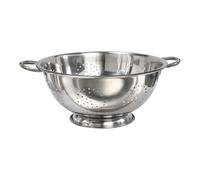 Buckingham Premium Deep Colander Strainer for Draining Rinsing & Straining Stainless Steel Multipurpose Kitchen Tool for Washing Pasta & Vegetables (7.5 L / 34 cm)