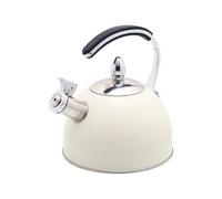 Buckingham Stainless Steel Stovetop Whistling Kettle 2 Litre Cream, Cream