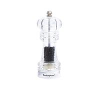 Buckingham Premium Acrylic Salt or Pepper Mill Durable Ceramic Grinders for Spices Adjustable Salt and Pepper Grinders Mechanism