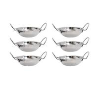 Buckingham Set of 6 Stainless Steel Balti Dishes 15 cm .. Indian Serving Dish.. Curry Night