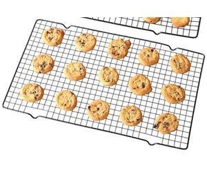Buckingham Stackable Cake Cooling Rack Durable Black Metal Wire Multipurpose Uses for Pasties Muffins Biscuits Bread Loaf Drying Cooler