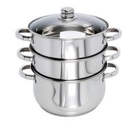 Buckingham Stainless Steel 3-Tier Steamer Set 25.5 Cm