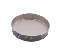 Buckingham Stainless Steel 40 Fine Mesh Drum Sieve Durable & Efficient Straining Tool 25Cm