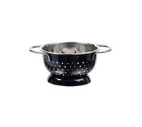 Buckingham Stainless Steel Black Hemisphere Colander Strainer 14 Cm , 0.7 Litres