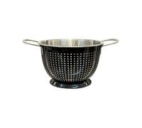 Buckingham Stainless Steel Black Tropical Deep Colander 20 Cm