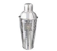 Buckingham Professional Stainless Steel Cocktail Set 750 ml, Hammered Effect
