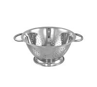 Buckingham Stainless Steel Colander Strainer for Rice Pasta Spaghetti Noodles Vegetables Fruits Cooking (0.7 L / 16 cm)