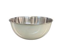 Buckingham Deep Mixing Bowl Cream Colour Coated Stainless Steel Kitchen Bowl for Whisking Mixing & Food Preparation 27.5 cm
