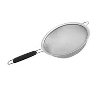 Buckingham Stainless Steel Fine Mesh Sieve Strainer 26 Cm Black Handle