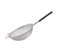 Buckingham Fine Mesh Sieve Strainer Stainless Steel Kitchen Sifter Durable Tea Coffee Flour Strainer with Temperature-Proof Handle No Sharp Edges Anti-Corrosive (25cm)