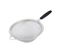 Buckingham Stainless Steel Fine Mesh Sieve 20 Cm With Easy Grip Handle, Silver