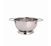 Buckingham Stainless Steel Hemispheric Colander Strainer for Rice Pasta Spaghetti Noodles Vegetables Fruits Cooking and Kitchen Use (1.5 L / 18 cm)