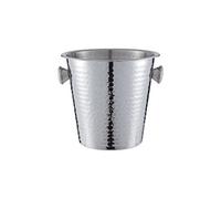Buckingham Stainless Steel Ice Bucket Hammered Effect 4.8 Litres
