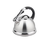 Buckingham Stainless Steel Kettle, Induction Hob Kettle | Satin Finish Kettles with Soft Touch Black Handle for Easy Grip 3.5 litres