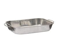Buckingham 30660 Stainless Steel Micro Perforated Colander Basket Over The Sink Vegetable Fruit Strainer Pasta Sieve