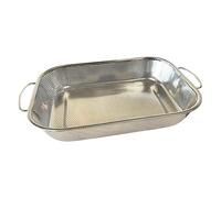 Buckingham 30660 Stainless Steel Micro Perforated Colander Basket Over The Sink Vegetable Fruit Strainer Pasta Sieve
