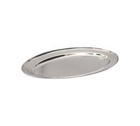 Buckingham Stainless Steel Oval Platter Serving Tray , 35Cm