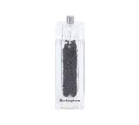 Buckingham Premium Acrylic Salt or Pepper Mill Modern Aesthetic Durable Ceramic Grinders for Spices Adjustable Salt and Pepper Grinders Mechanism