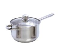 Buckingham Stainless Steel Saucepan With Glass Lid 20 Cm