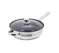 Buckingham Stainless Steel Sauté Pan With Glass Lid 24Cm