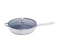 Buckingham Stainless Steel Sauté Pan With Glass Lid 28Cm