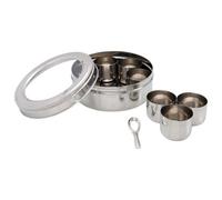 Buckingham Stainless Steel Spice Box Jar Condiment Storage Container 16.5 Cm