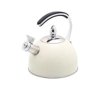 Buckingham Stainless Steel Stovetop Whistling Kettle 2 Litre Cream, Cream