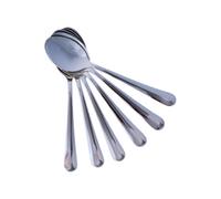Buckingham Teaspoons Set Of 6 Stainless Steel Dessert Spoons Mirror Polishing Spoon Set For Coffee