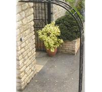 Buckingham Wall Fix Arch (Including 2 Ground Spikes) - Steel - BM/RtR Poppy Forge Black One Size