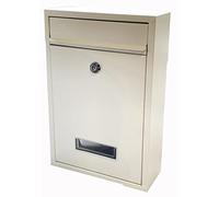 Buckingham Wall Mounted Steel Lockable Mail Box Post Letter Box Water Resistant Premium