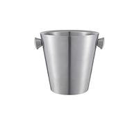 Buckingham Double Wall Stainless Steel Insulated Champagne / Wine Bottle Bucket 4.8 Litre / 22.5 Cm , Matt Finish, Silver