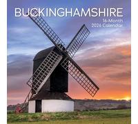 Buckinghamshire 2026 Square Wall Calendar, 16-Month, British Landscape Photography