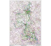 Buckinghamshire County Map-Paper
