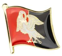 Buckinghamshire Regional English County Metal Crest Flag Enamel Pin Badge Lapel - 1.9cm x 1.6cm - Hard Enamel Buckinghamshire Flag Design - Historic UK County