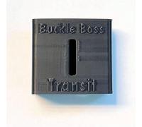 Buckle Boss Transit - Seat Belt Guard for Front-Facing Button Belts - Compatible with School Buses, Wheelchairs, Golf Carts