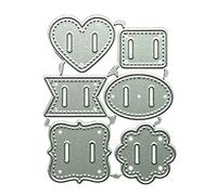 Buckle Cutting Dies Etched Craft Ability Developing Template for School Teacher Teaching Props Metal Cutting