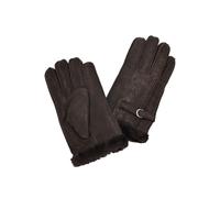 Buckle Detail Sheepskin Gloves Eastern Counties Leather Light Brown XL