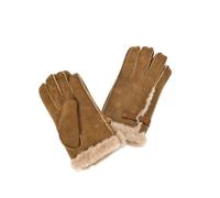 Buckle Detail Sheepskin Gloves Eastern Counties Leather Tan L