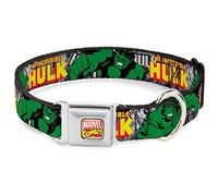 Buckle Down 16-23" "AVA-Marvel Comics Dog Collar, Wide Medium