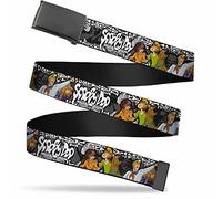 Buckle-Down 4075 Accessorie's Web Belt-Scooby Doo Group Pose/Bones, 1.5" Wide/Fits up to 42" Pant Size